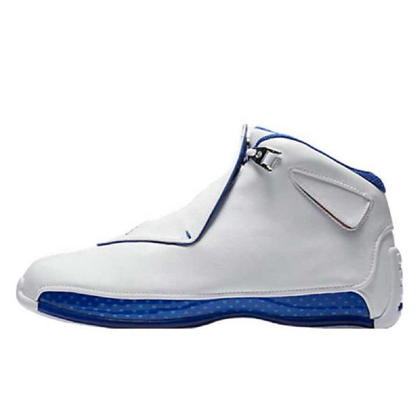 Nike Air Jordan 18 Sports Royal Sko Herre Hvite