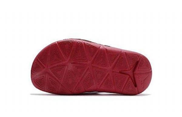 Nike Air Jordan Hydro 7 Borrelås Slide Sports Slippers Barn Svarte Rød