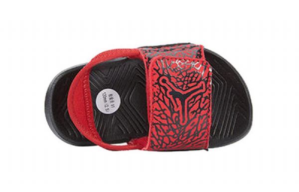 Nike Air Jordan Hydro 7 Slide Sports Slippers Barn Rød Svarte