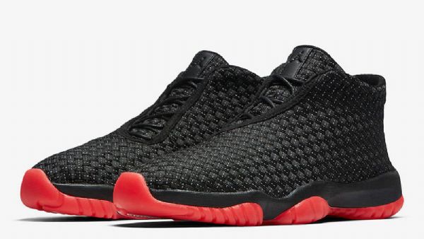 Nike Air Jordan Future Premium Infrared Sko Herre Svarte