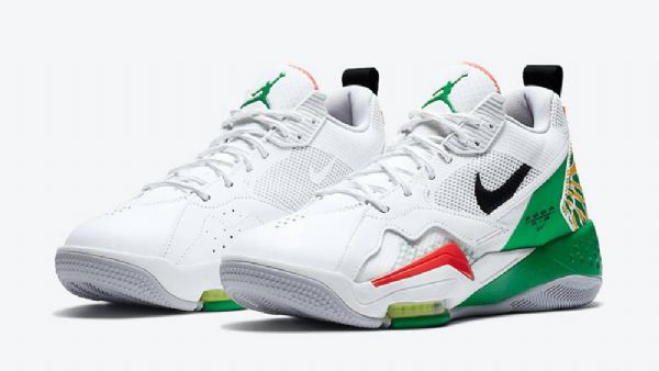 Nike Air Jordan Zoom 92 Summit Sko Herre Hvite Grønn