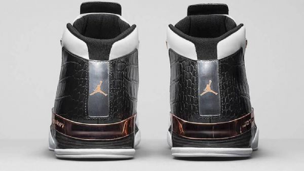 Nike Air Jordan 17 Copper Sko Herre Svarte Hvite